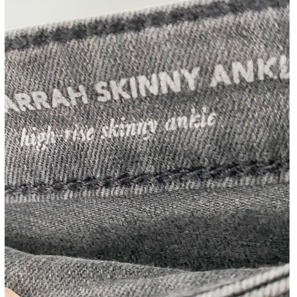 AG Adriano Goldschmied 🌟AG-ed Sz 28R The Farrah Skinny Ankle High Rise Jean Grey - Picture 6 of 10